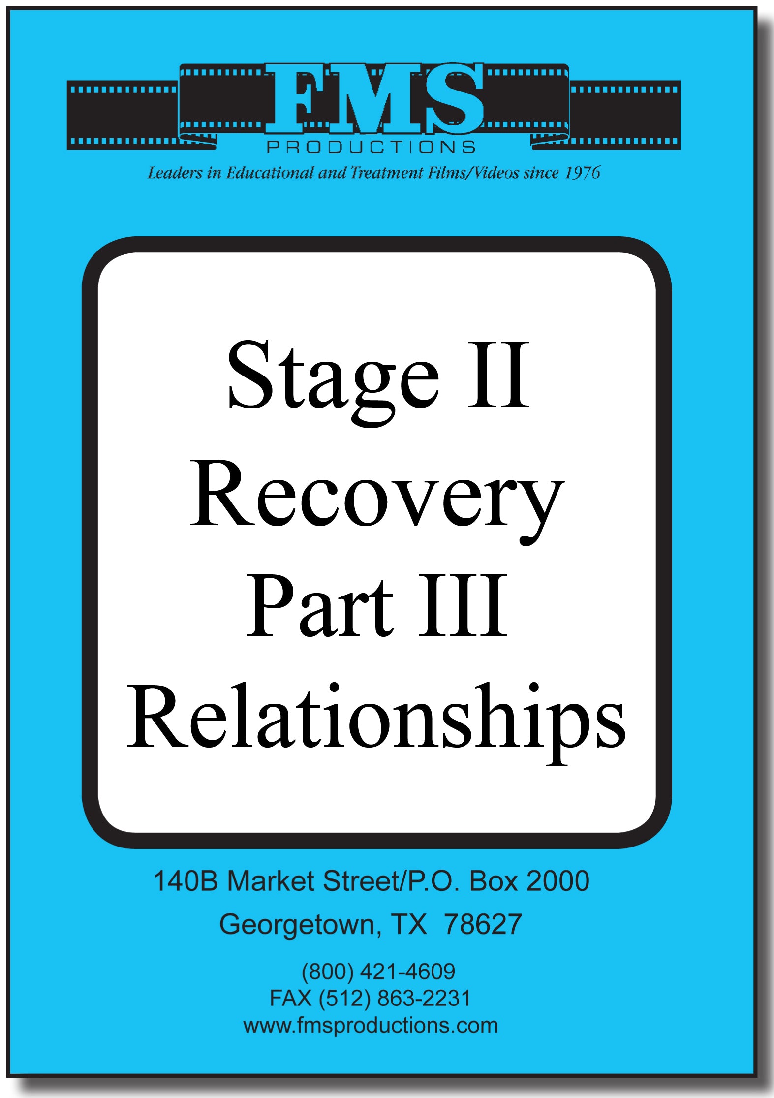 Stage II Recovery Series: Part 3 Relationships