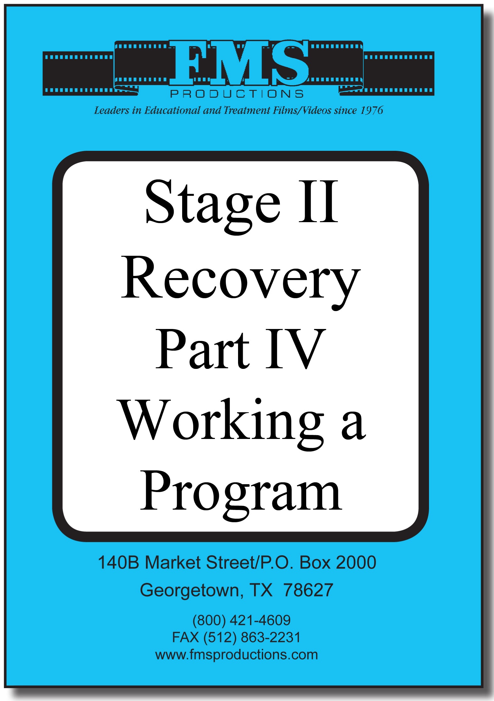 Stage II Recovery Series: Part 4 Working a Program